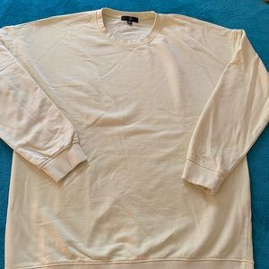 Yellow missguided oversized sweatshirt